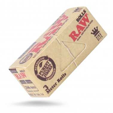 Raw Rolls King Size Slim 3m RAW Blatt zum Rollen