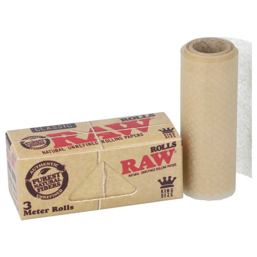 Raw Rolls King Size 3m RAW Feuille à rouler