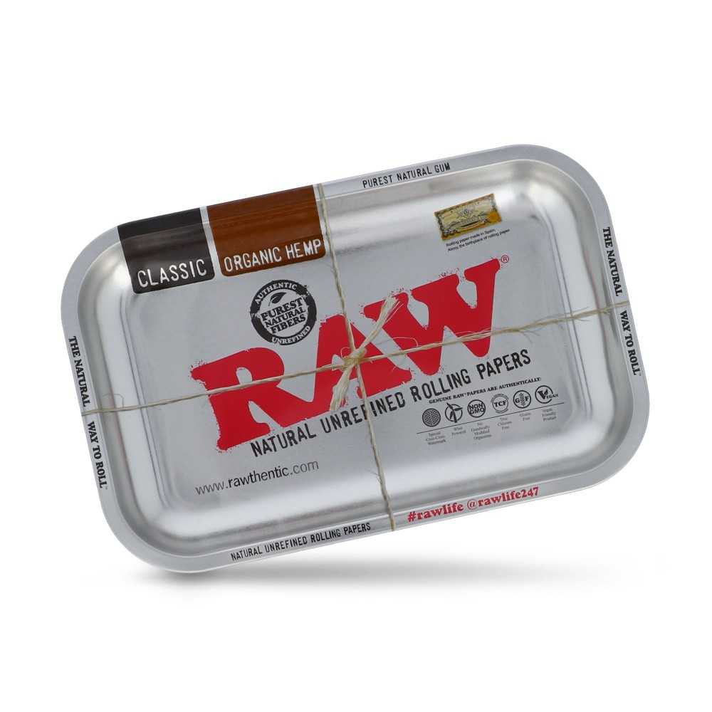 Plateau à rouler Raw "Steel" Small RAW Plateau à rouler