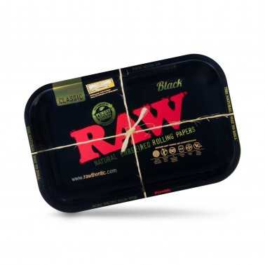Tablett zum Rollen "Raw Black" Small RAW Tablett zum Rollen