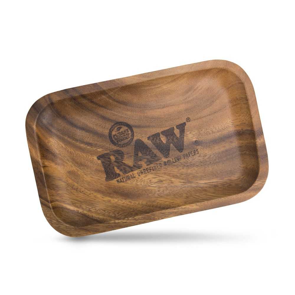 Raw wooden rolling tray Small RAW Rolling tray