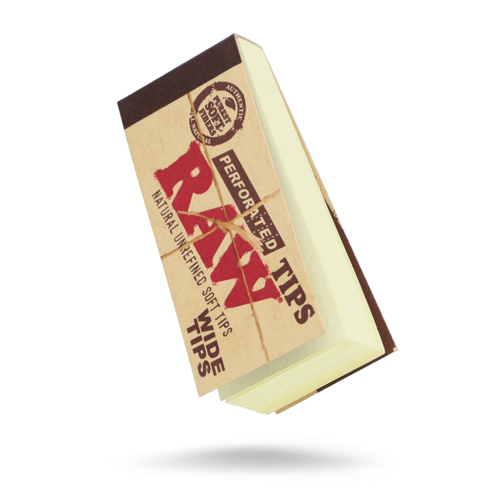 Karton Raw Naturel Filter Wide tips (50 Stück) RAW Filter (Aktivkohle, Pappe, Zellulose und andere)