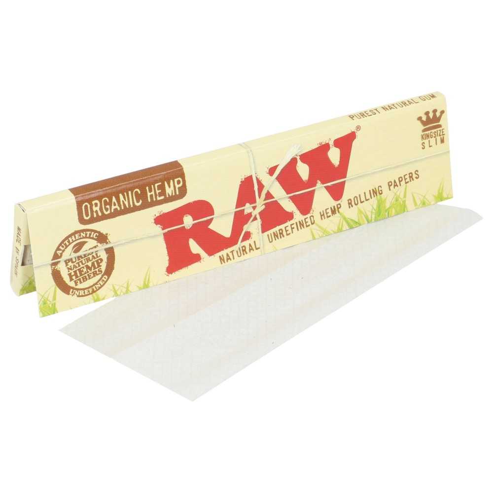 Raw Slim Organic Hemp King Size RAW Blatt zum Rollen