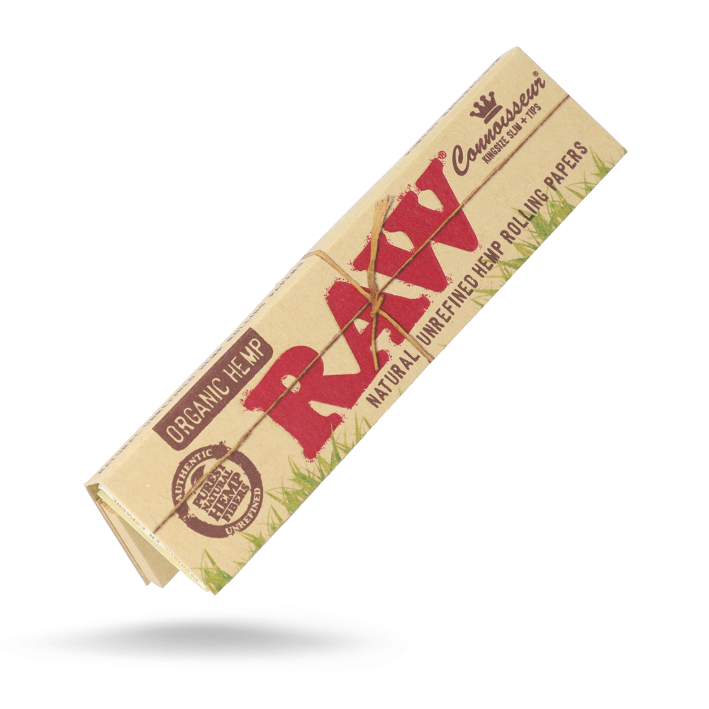 Raw Slim Organic Connoisseur + Tips RAW Feuille à rouler